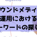 オウンドメディア運用におけるキーワードの探し方